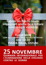 La città bianca si colora di rosso: il Rotary Club Ostuni contro la...