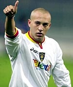 Bologna-Lecce 1-1: Chevanton raggiunge Pasculli