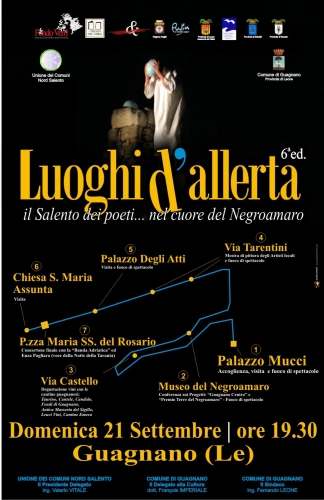 Guagnano, "Luoghi d'allerta, il Salento dei Poeti"