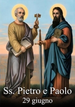 Domenica 29 giugno.  Solennità S.S. Pietro e Paolo