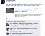 Su Facebook: "Peccato, troppo lieve il terremoto in...