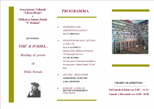 Porte aperte alla Biblioteca del Liceo "Siciliani" di Lecce